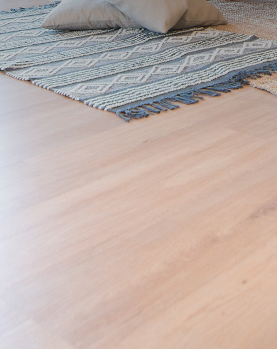 installed hardwood flooring in home